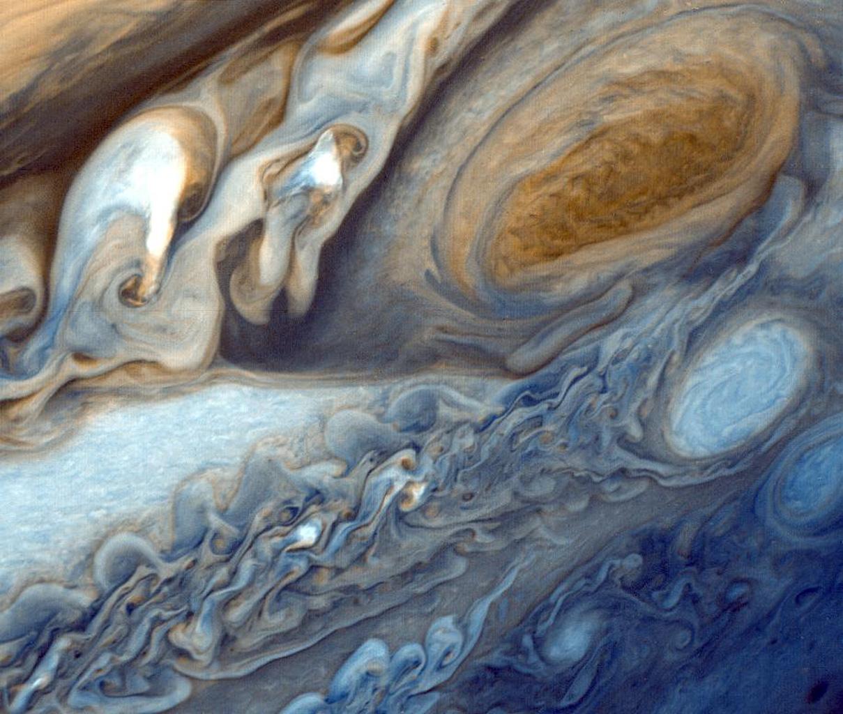 Jupiter’s powerful winds kick up